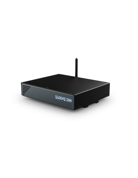 QuickQ DIN console luci quattro universi, 2 uscite DMX/RDM