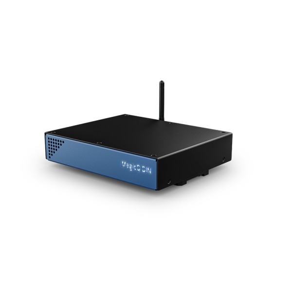 MagicQ DIN console luci 24 universi, 2 uscite DMX/RDM