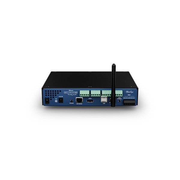 MagicQ DIN console luci 24 universi, 2 uscite DMX/RDM