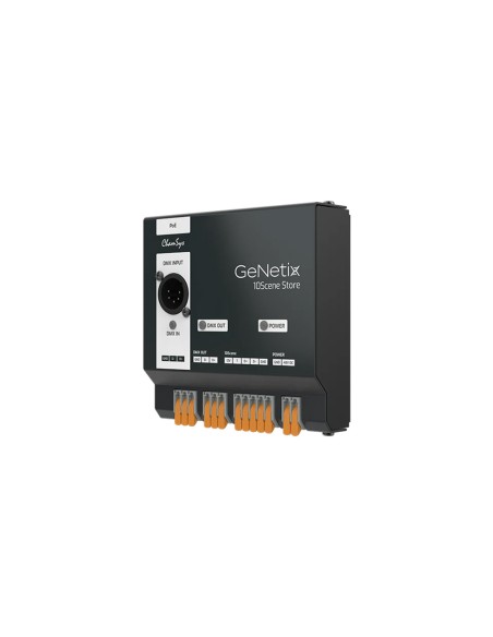 GeNetix 10Scene Store dispositivo di riproduzione per montaggio a parete o barra DIN