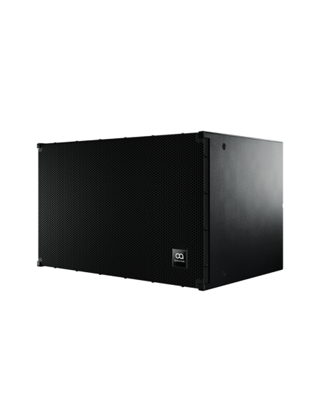 Diffusore sub bass compatto a basso profilo, driver 1x15", 8 ohm, 500W (AES) 2000W (Peak), 129dB