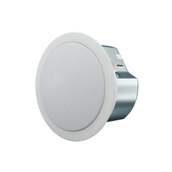 Diffusore da incasso passivo, driver due vie da 4" + tweeter, basso profilo, 8 ohm o 70/100 V