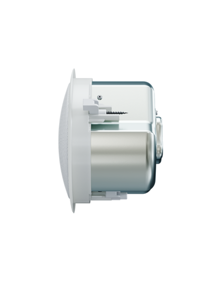Diffusore da incasso passivo, driver due vie da 4" + tweeter, basso profilo, 8 ohm o 70/100 V