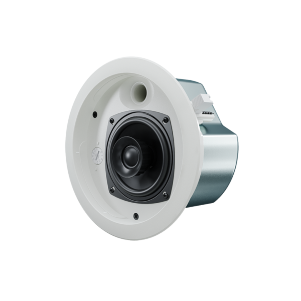 Diffusore da incasso passivo, driver due vie da 4" + tweeter, basso profilo, 8 ohm o 70/100 V