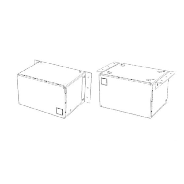 Kit di staffe per montaggio a soffitto o a parete per diffusore SUB10