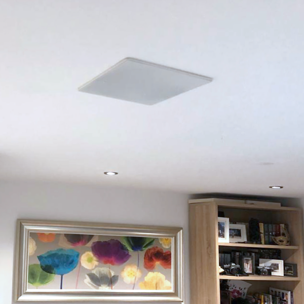 Griglia quadrata (square) per diffusore 4" da incasso a soffitto