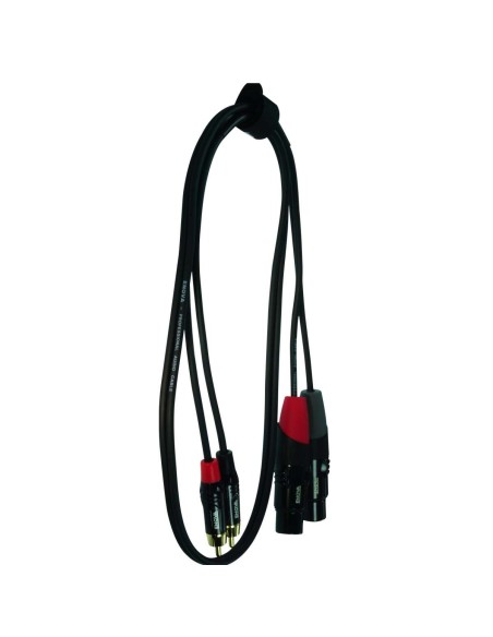 Cavo segnale audio 2 x RCA maschio - 2 x XLR femmina 3 poli