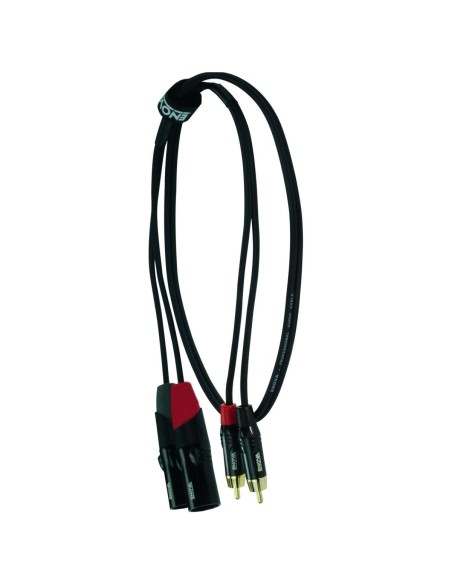 Cavo segnale audio 2 x RCA maschio - 2 x XLR maschio 3 poli
