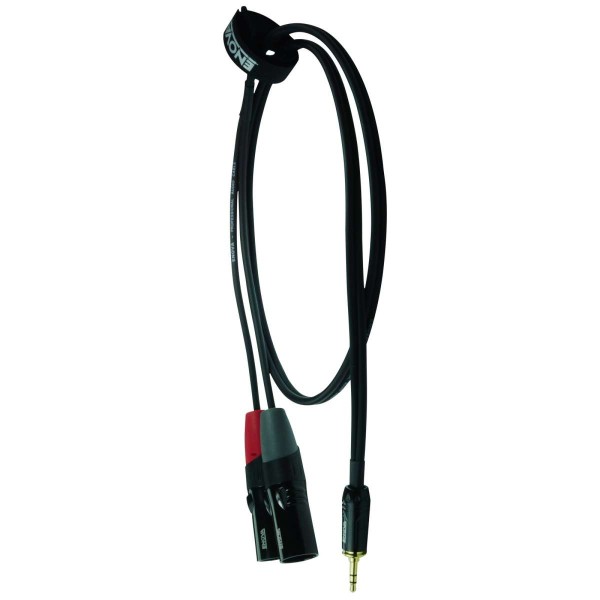 Cavo segnale audio 1 x MINI JACK maschio 3.5 mm - 2 x XLR maschio 3 poli