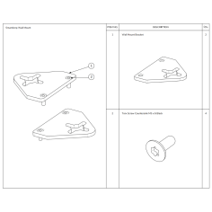 Kit per il montaggio a parete o su tavolo degli amplificatori SmartAmp