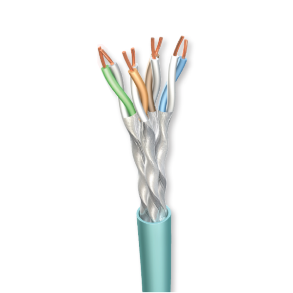 Cavo di rete Cat6a U/FTP FRLSZH CPR Class B2ca,s1,d1,a1, Ø esterno 7,6 mm