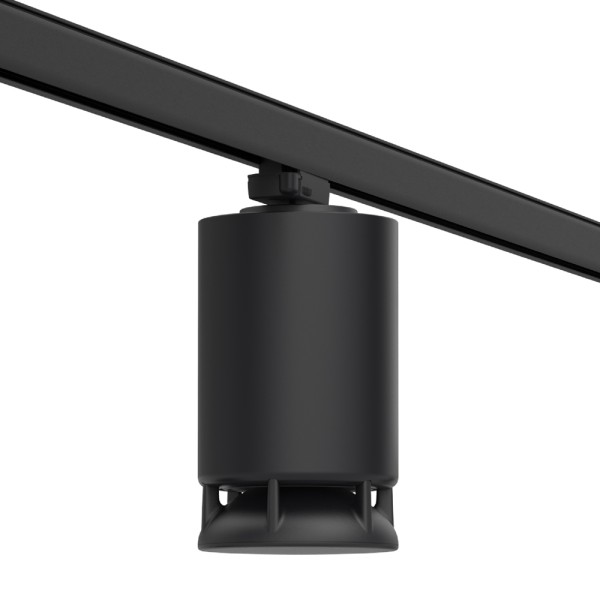 Smart speaker wireless omnidirezionale attivo per binario luci, amplificatore 50 W, diffusione a 360° - EX DEMO