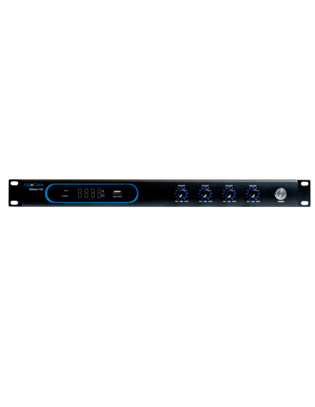 Matrice audio all-in-One con DSP per processamento audio, 4 ingressi mic/line, 4 uscite amplificate