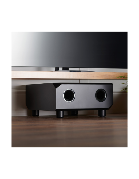 WiSa Active Sub - Subwoofer con driver da 8", amplificatore e Wi-Fi integrati, compatibile AirPlay