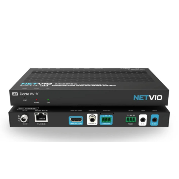 Decoder & processore Video Wall AVoIP PoE reti 1 Gbps, 4K60 UHD, supporto HDR, supporto Dante AV-A