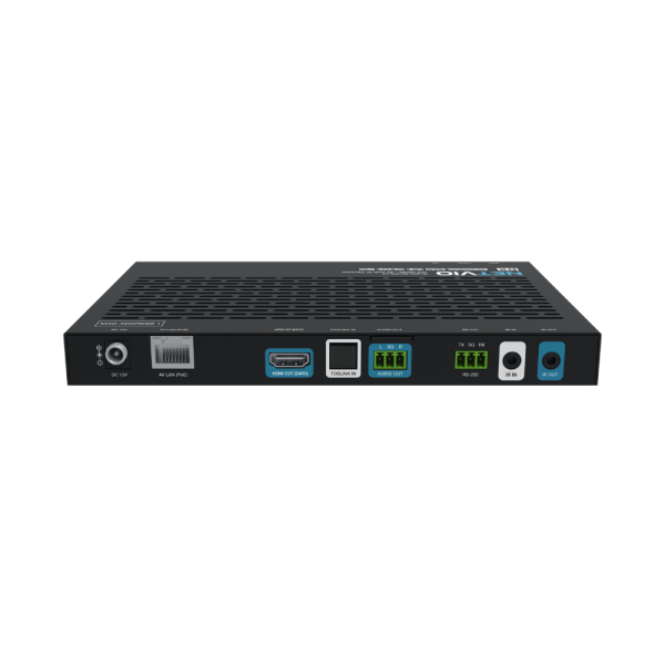 Decoder & processore per Video Wall (max. 16x16) AVoIP PoE per reti 1 Gbps, 4K60 UHD 4:2:2 8 bit