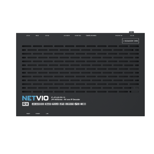Decoder & processore per Video Wall (max. 16x16) AVoIP PoE per reti 1 Gbps, 4K60 UHD 4:2:2 8 bit