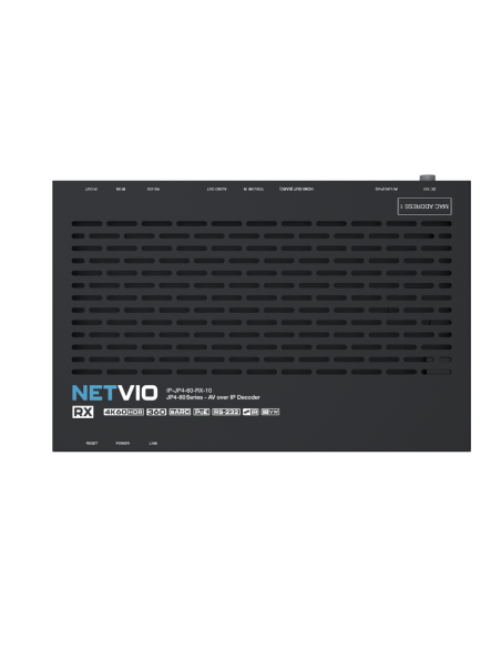 Decoder & processore per Video Wall (max. 16x16) AVoIP PoE per reti 1 Gbps, 4K60 UHD 4:2:2 8 bit