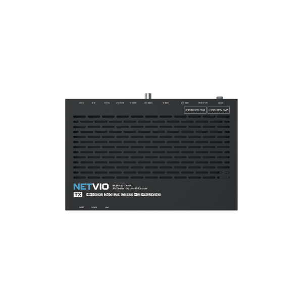 Encoder AVoIP PoE per reti 1 Gbps, trasmissione 4K60 UHD 4:2:2 8 bit, supporto HDR 4:2:2 10 bit