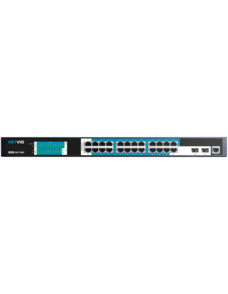 Switch di rete 1 Gbps Plug&Play preconfigurato per serie IP-JP4 e IP-JP4-60, Budget Totale PoW 450W