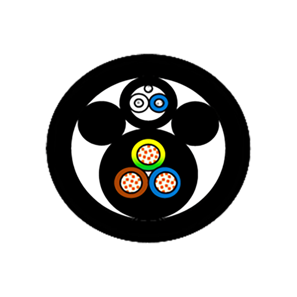 Cavo ibrido DMX/AES e alimentazione (1 x AES/DMX + 3 x 1,5 mm2 FROR)