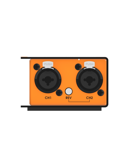 28913 - Isolatore di linea passivo con traslatore, I/O bilanciati, due canali, ground lift