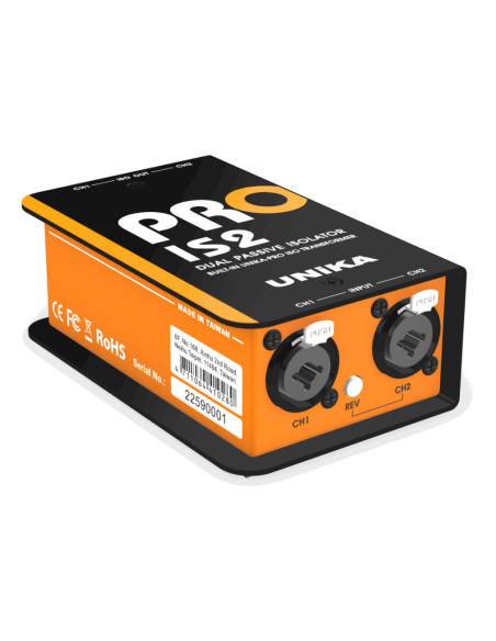 28913 - Isolatore di linea passivo con traslatore, I/O bilanciati, due canali, ground lift