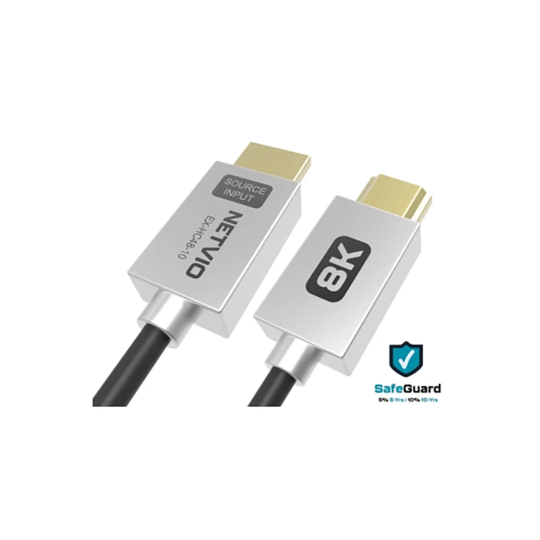 CSL, cavo HDMI da 8K, 2.1, con angolo di 90°, connettore angolare a 90