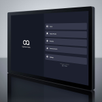 Pannello a parete touchscreen per il controllo di otto zone