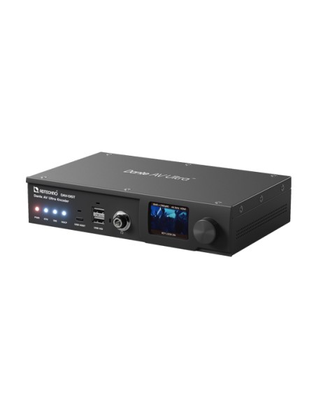 Encoder Dante AV Ultra con ingressi 12G SDI e HDMI su rete Dante con routing indipendente