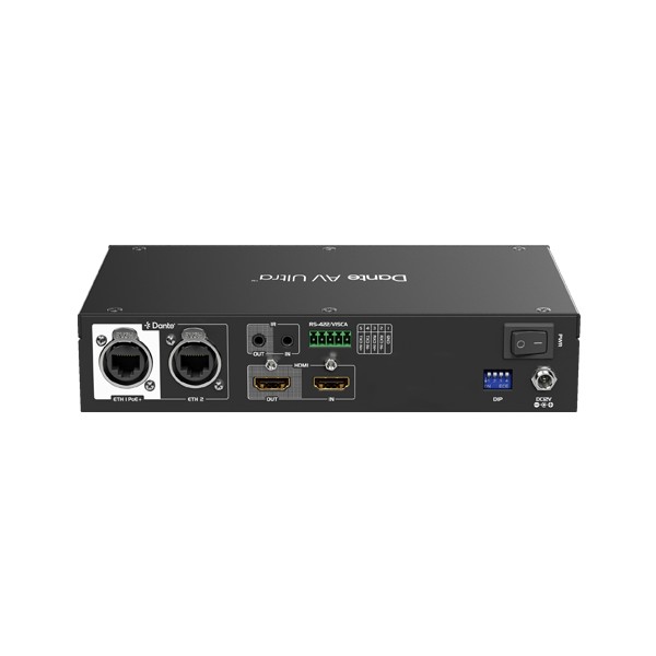 Encoder Dante AV Ultra con ingresso HDMI su rete Dante con routing indipendente