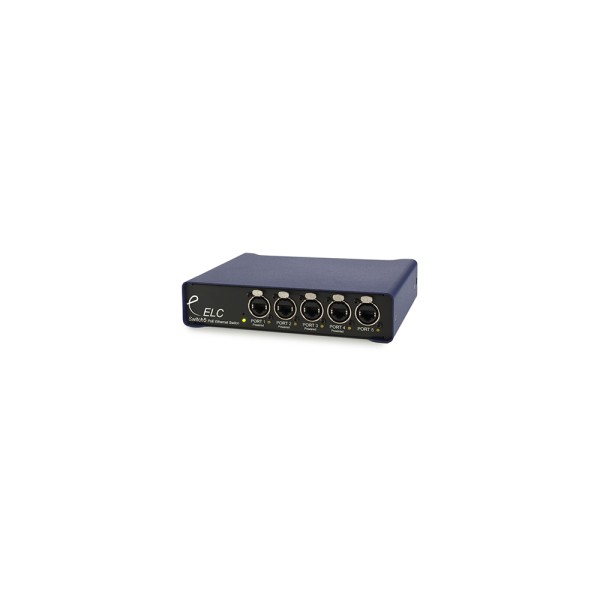 dmXLAN switch ethernet switch 5 porte di cui 4 con funzione Power over Ethernet (PoE)