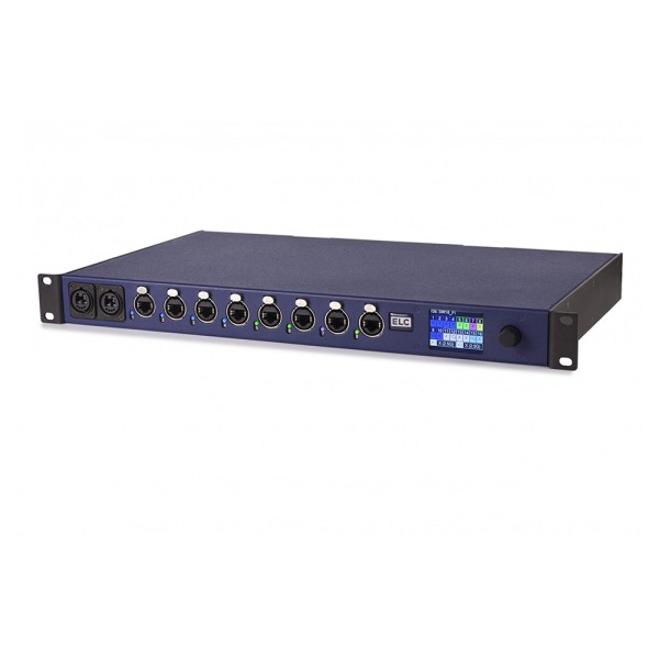 Gigabit switch 18 porte, 2 slot SFP, 8 porte PoE e 8 porte non PoE,funzione di master per DLN8GBX SL