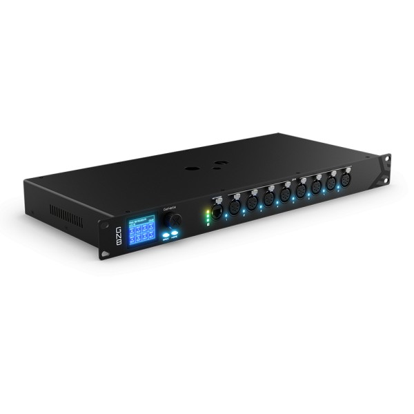 GeNetix GN8 nodo ethernet DMX otto porte, non sblocca MagicQ PC, connettori XLR 5 poli
