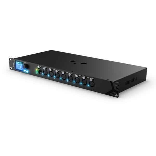GeNetix GN8 nodo ethernet DMX otto porte, non sblocca MagicQ PC, connettori XLR 5 poli