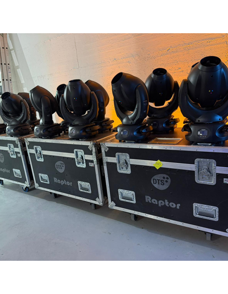 Teste mobili Raptor DTS Lighting_Usate in buone condizioni