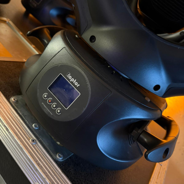 Teste mobili Raptor DTS Lighting_Usate in buone condizioni