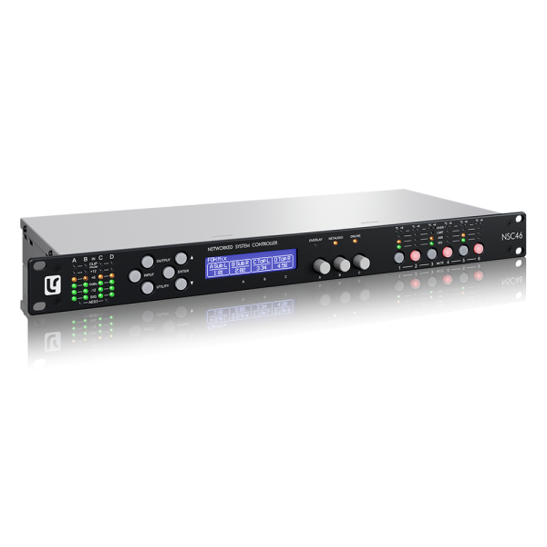 Processore DSP 96kHz 4 ingressi e 6 uscite, VX limiter, in e out analogici e AES3, DANTE Network 8X8