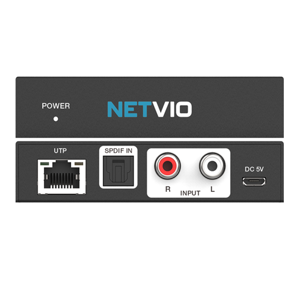 Extender 2 canali audio analogici e digitali SPDIF, su cavo CAT5e/6. Fino a 300 m