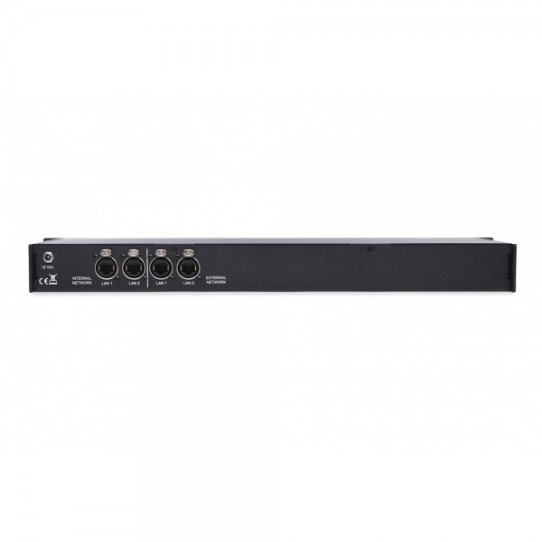 Interfaccia Dante/AES67, 1 unità rack 19" standard, 8 canali audio (4 dual port configurabili)