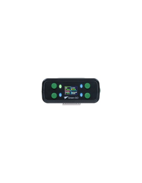 Beltpack intercom - Stazione intercom portatile 32 canali V4, display LCD, cover colore nero | Audiosales