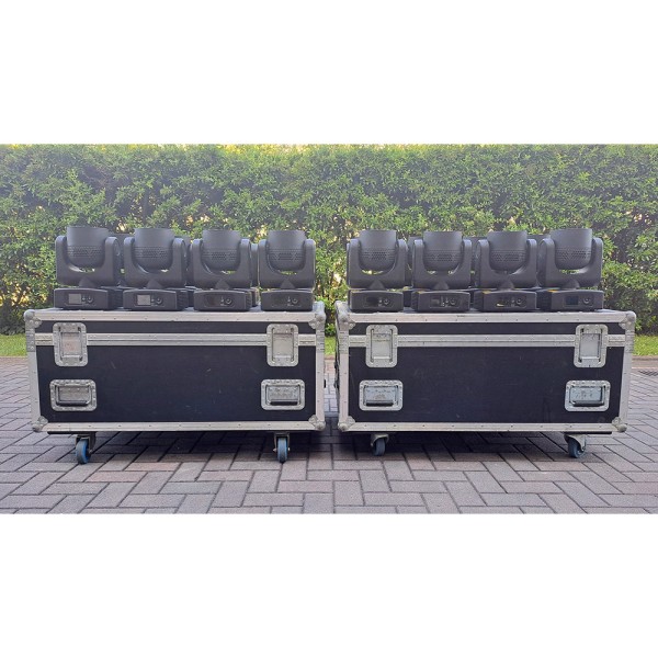 16 teste mobili Claypaky MINI-B con 2 flightcase - Usate in ottimo stato