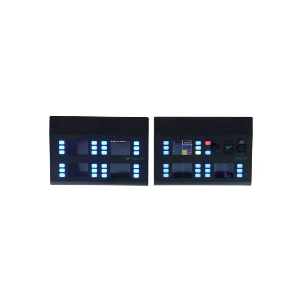 Stazioni intercom multicanale - Stazione intercom fissa da tavolo a console, pannello 24 canali di estensione per MCX | Audiosal