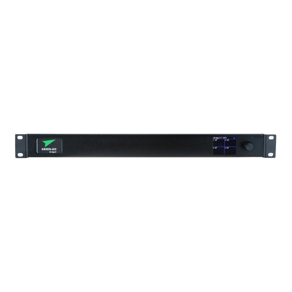 Interfacce intercom - Interfaccia 4 porte, 1 unità rack 19" standard, permette la connessione remota tra reti GreenGO | Audiosal
