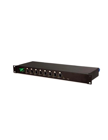 Switch ethernet - Switch ethernet 8 porte frontali con funzione Power over Ethernet (PoE), 1 porta posteriore | Audiosales