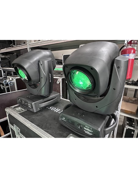12 coppie di teste mobili Mythos 2 con flightcase - Usate in buono stato