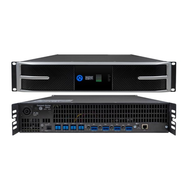 Amplificatore 4 canali 3000 watt per canale a 4/8 ohm - 70/100 volt, DSP integrata, IoT, WiFi