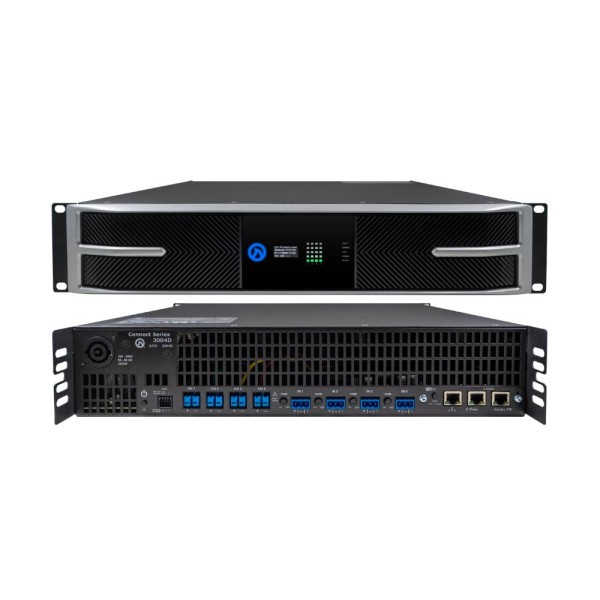 Amplificatore 4 canali 3000 watt per canale a 4/8 ohm - 70/100 volt, DSP integrata, IoT, WiFi, Dante