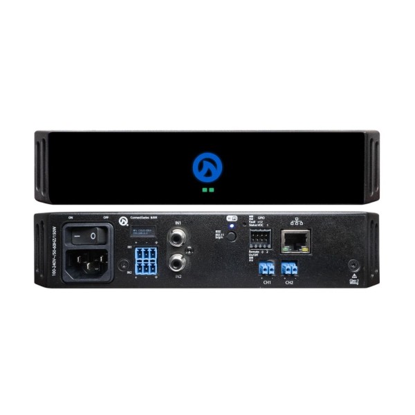Amplificatore 2 canali 120 watt per canale a 4/8 ohm - 70/100 volt, DSP integrata, IoT, WiFi
