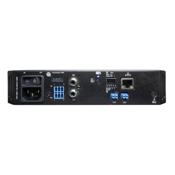 Amplificatore 2 canali 60 watt per canale a 4/8 ohm - 70/100 volt, DSP integrata, IoT, WiFi